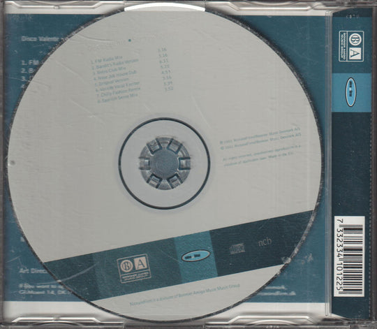 Disco Valente - Seen You Before. 1998. CD-singel.