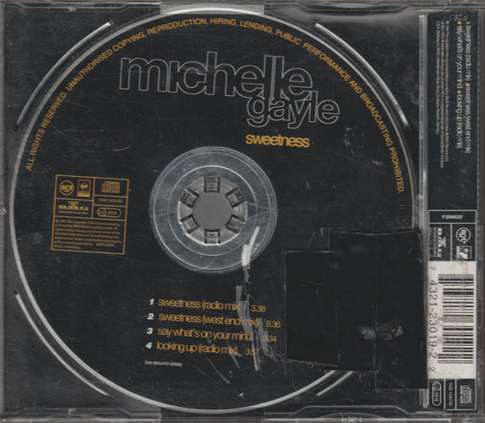 Michelle Gayle - Sweetness. 1994. CD-singel.
