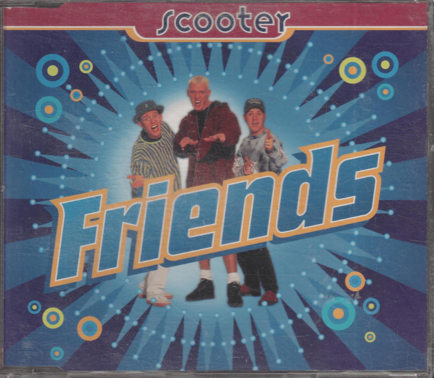 Scooter - Friends. 1995. CD-singel.