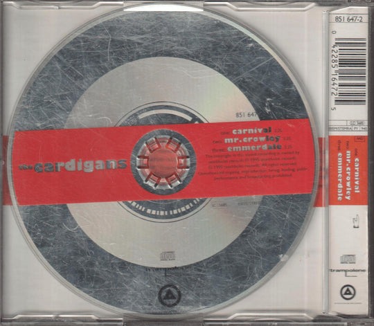 The Cardigans - Carnival. 1995. CD-singel.