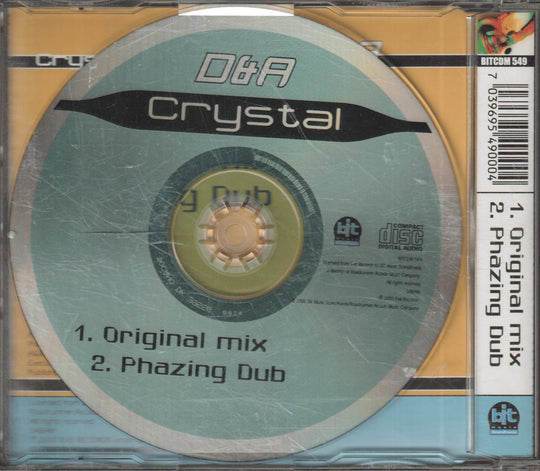 D&A - Crystal. 1999. CD-singel.