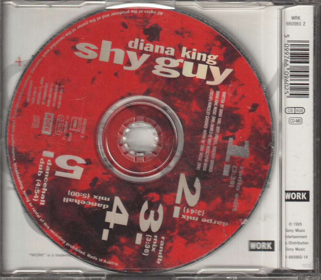 Diana King – Shy Guy. 1995. CD-singel.