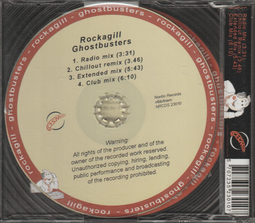 Rockagill – Ghostbusters. 1996. CD-singel.