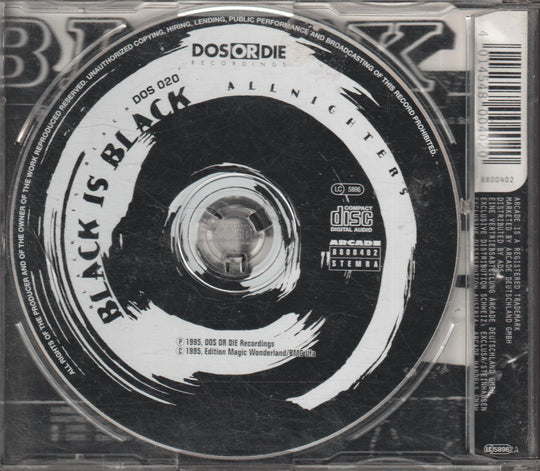 Allnighters – Black Is Black. 1997. CD-singel.