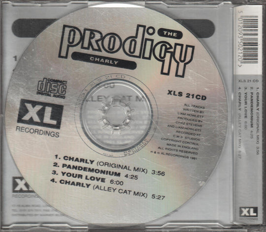 The Prodigy – Charly. 1991. CD-singel.