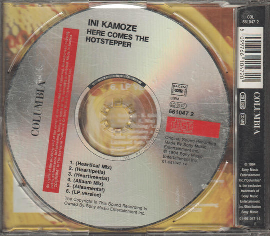 Ini Kamoze – Here Comes The Hotstepper. 1994. CD-singel.