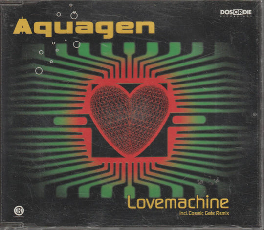 Aquagen – Lovemachine. 2002. CD-singel.