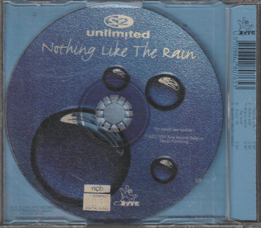 S2 Unlimited – Nothing Like The Rain. 1995. CD-singel.