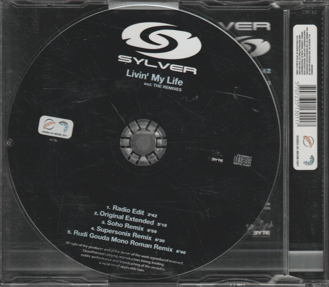 Sylver – Livin' My Life. 2004. CD-singel.
