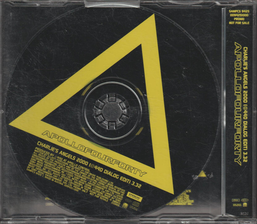Apollo Four Forty – Charlie's Angels 2000 (Theme from the Motion Picture). 2000. CD-singel.