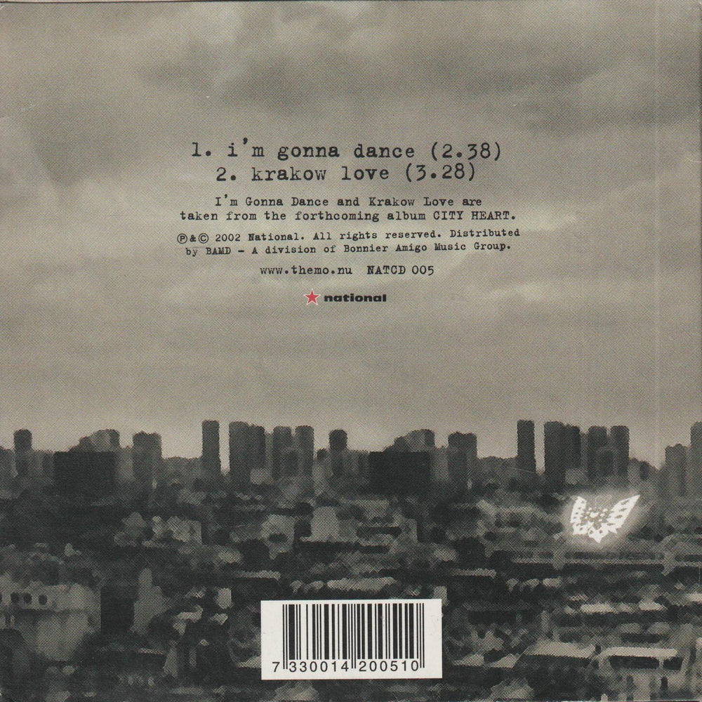 The Mo – I'm Gonna Dance / Krakow Love. 1988. CD-singel.