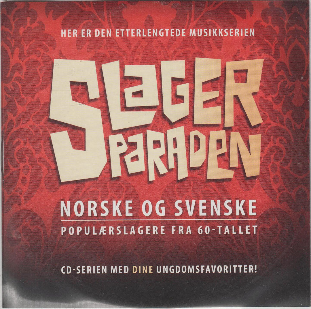 Slagerparaden – Norske og svenske populærslagere fra 60-tallet. CD.