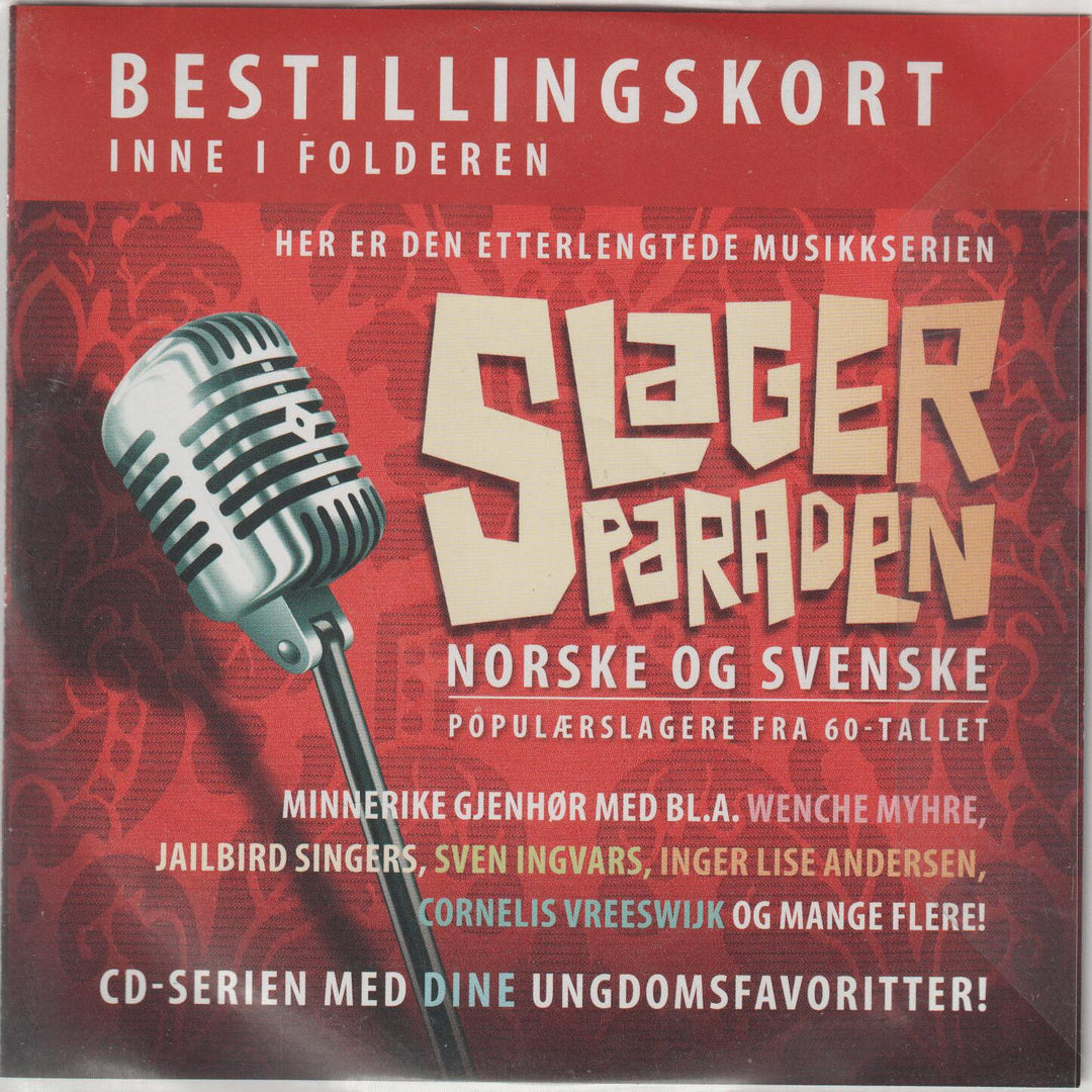 Slagerparaden – Norske og svenske populærslagere fra 60-tallet. CD.