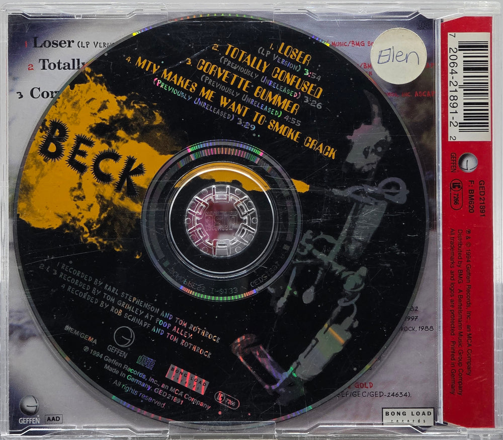 Beck – Loser. 1994. CD-singel.