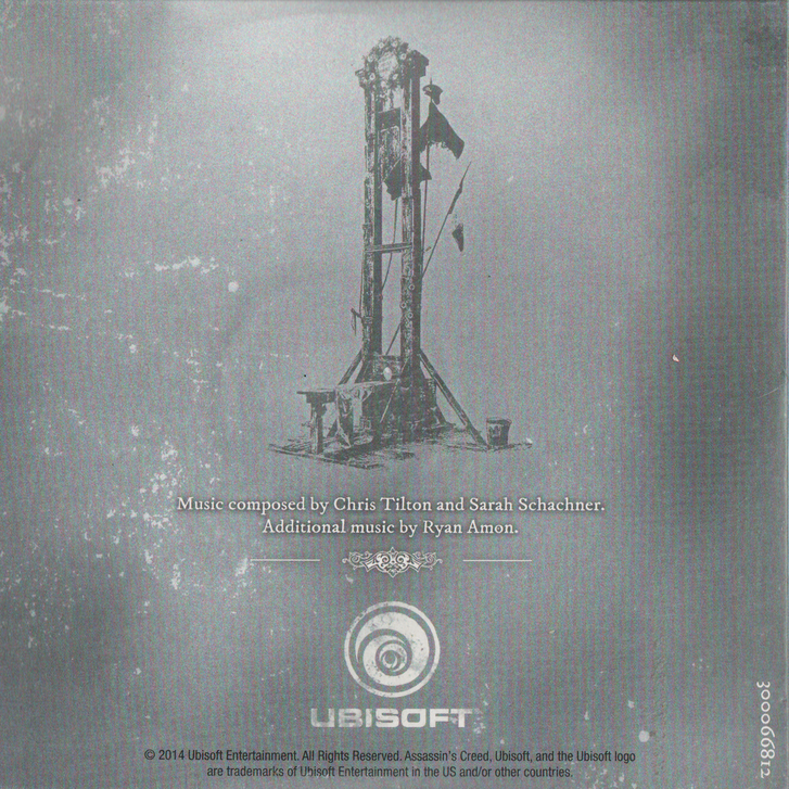 Chris Tilton / Sarah Schachner – Assassin's Creed Unity (Original Soundtrack). 2014. CD i sleeve.