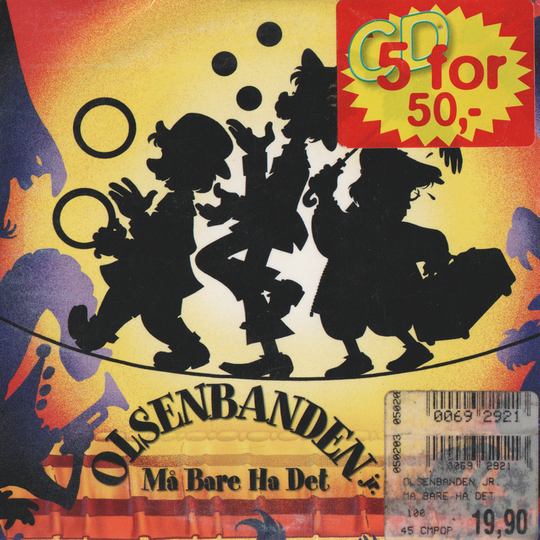 Olsenbanden Jr. – Må Bare Ha Det. 2005. CD i sleeve.