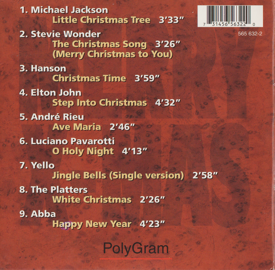 Diverse artister – Merry X-Mas. 2001. CD i sleeve.