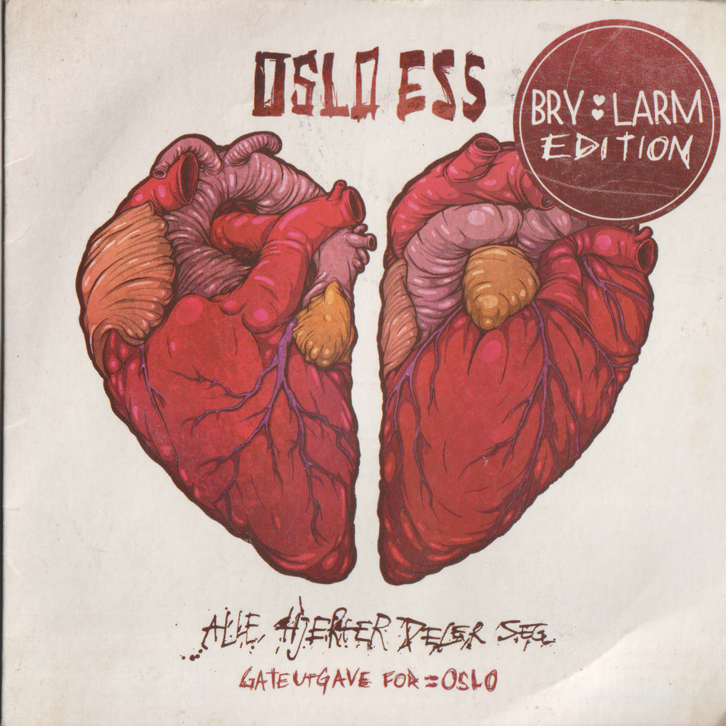 Oslo Ess – Alle Hjerter Deler Seg (Gateutgave for =Oslo / Bry:Larm Edition). 2014. CD i sleeve.