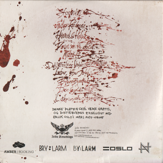 Oslo Ess – Alle Hjerter Deler Seg (Gateutgave for =Oslo / Bry:Larm Edition). 2014. CD i sleeve.