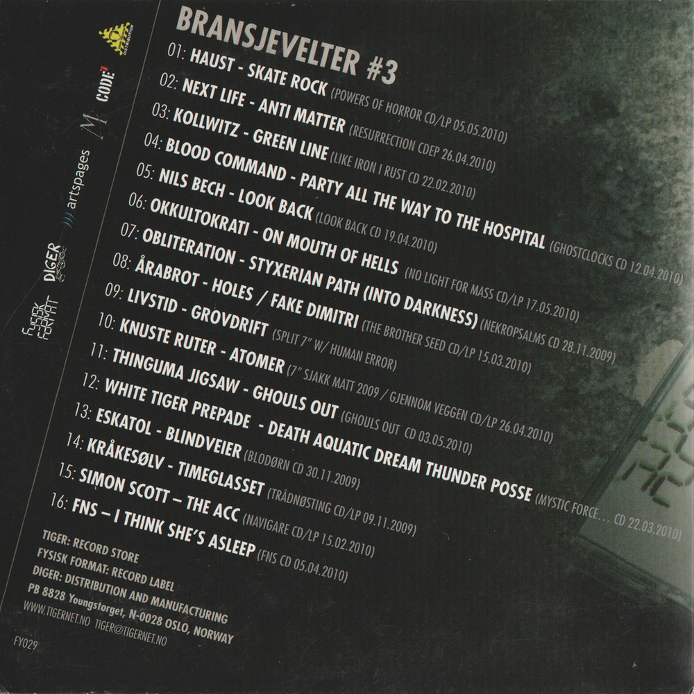 Diverse artister – Fysisk Format Kassett. 2011. CD i sleeve.