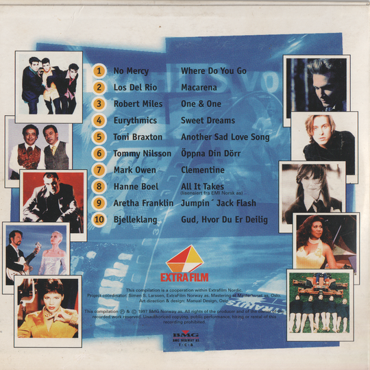 Diverse artister – Extra Hits Vol. 1. 1993. CD i sleeve.