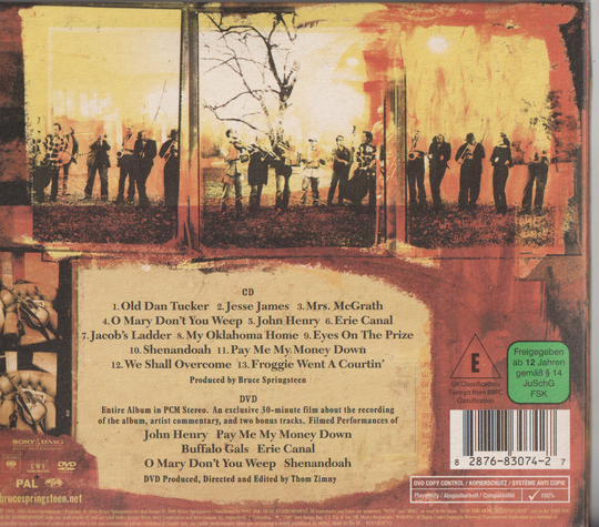 Bruce Springsteen – We Shall Overcome: The Seeger Sessions. 2006. CD i sleeve.