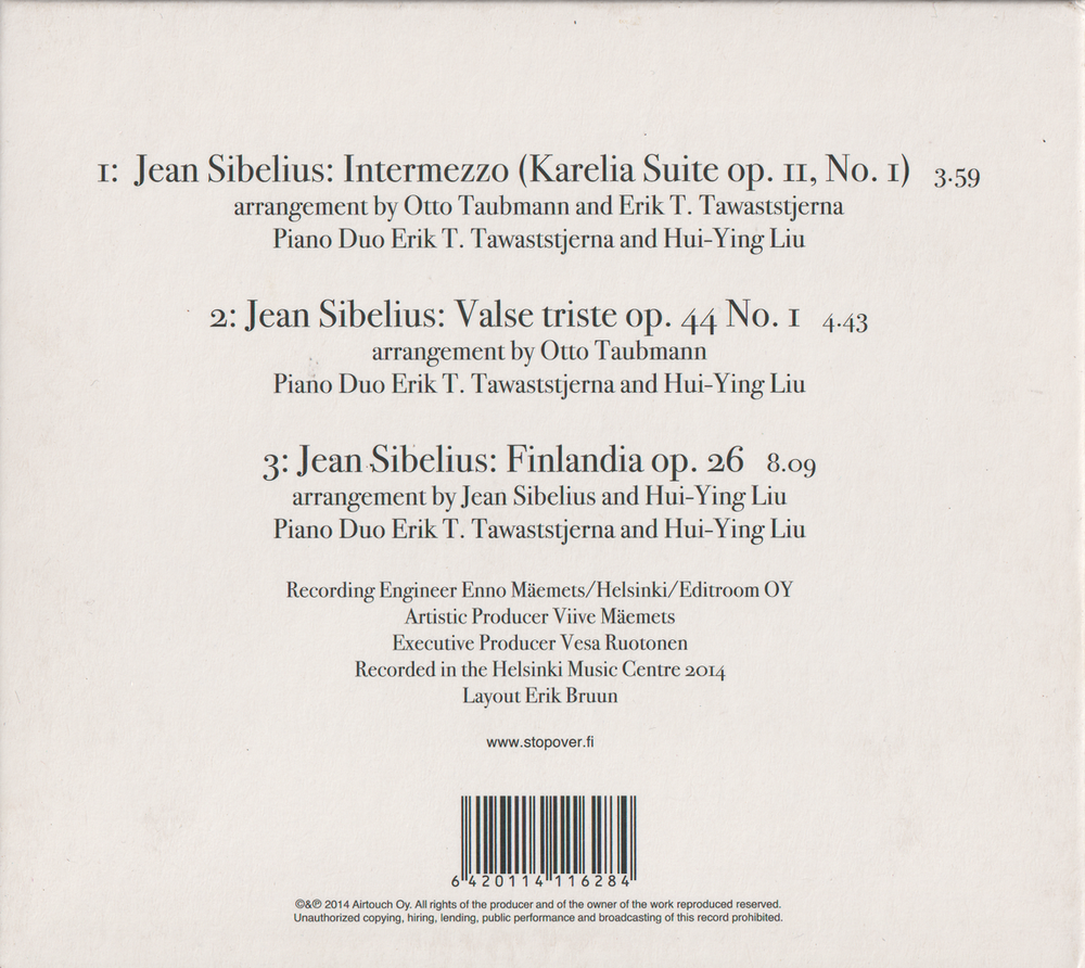 Various Artists – Sibelius: Finland Experience (1998). CD i sleeve.