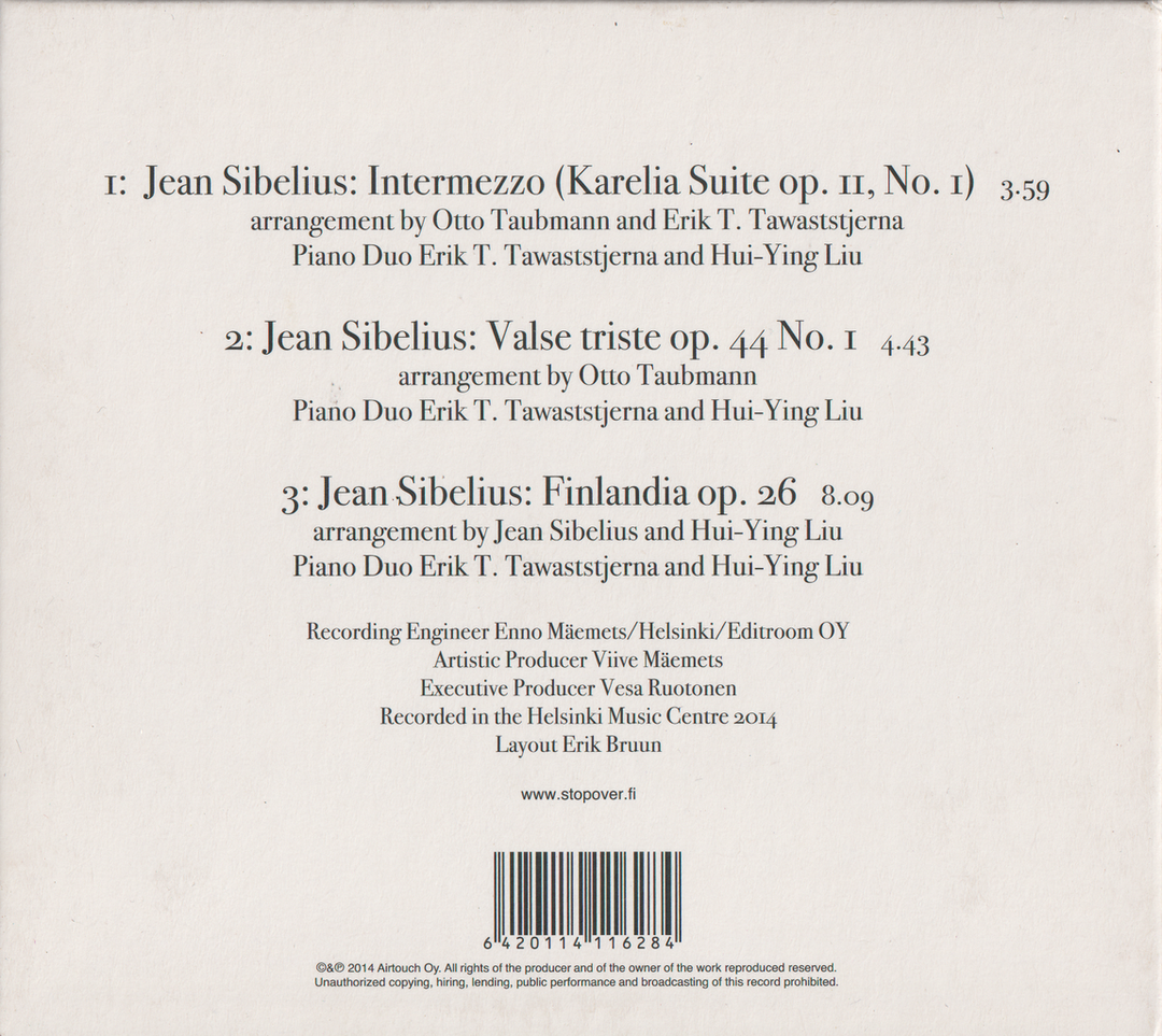 Various Artists – Sibelius: Finland Experience (1998). CD i sleeve.