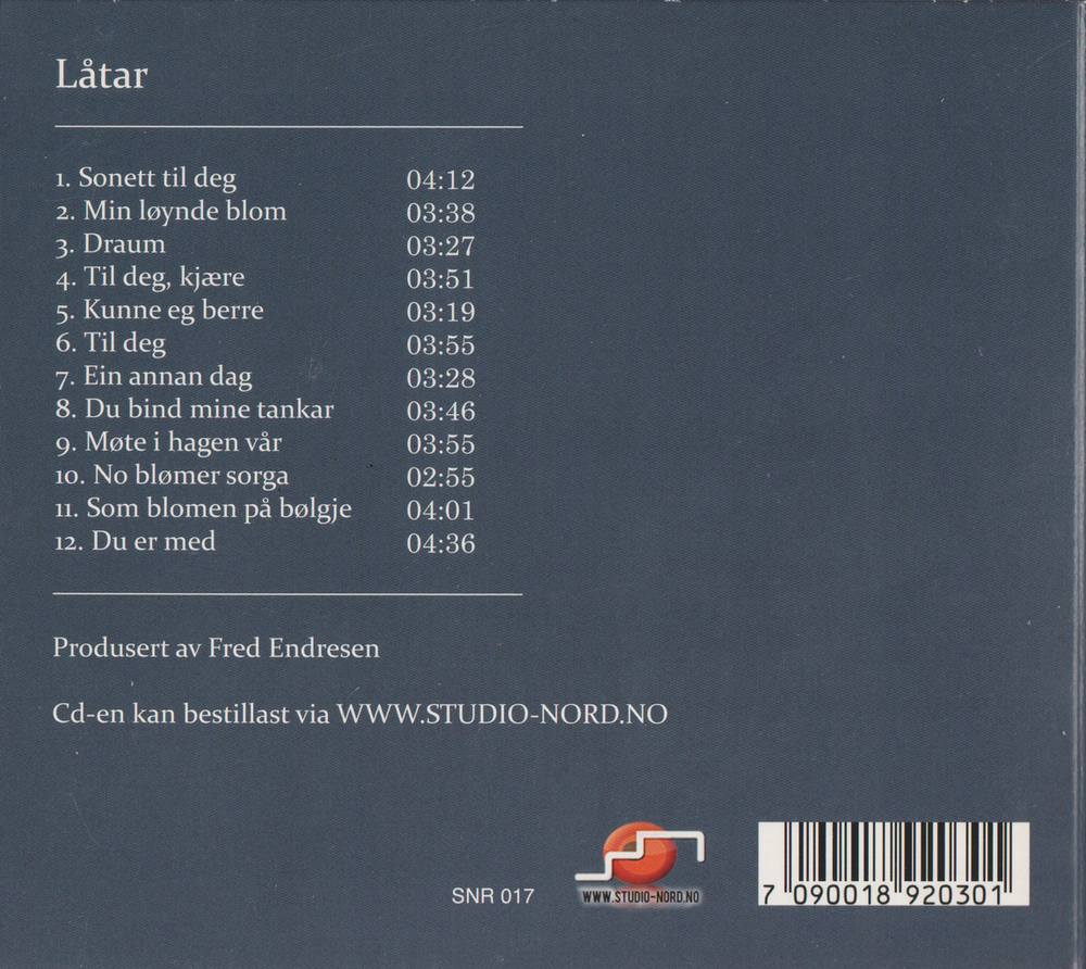 Linda Backlund – Draum (2010). CD i sleeve.