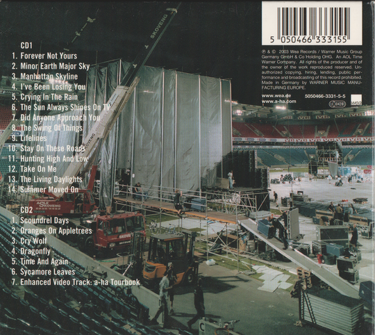 a-ha – How Can I Sleep With Your Voice In My Head: a-ha Live (2003). CD i sleeve.