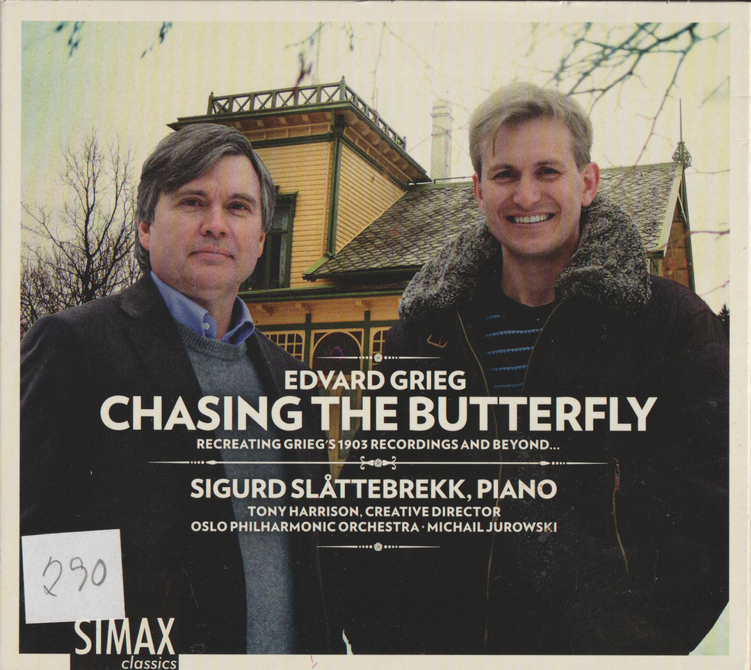 Sigurd Slåttebrekk – Edvard Grieg: Chasing The Butterfly (2010). CD i sleeve.