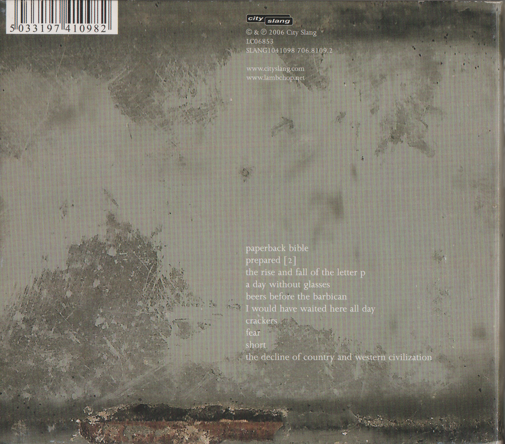 Lambchop – Damaged (2006). CD i sleeve.