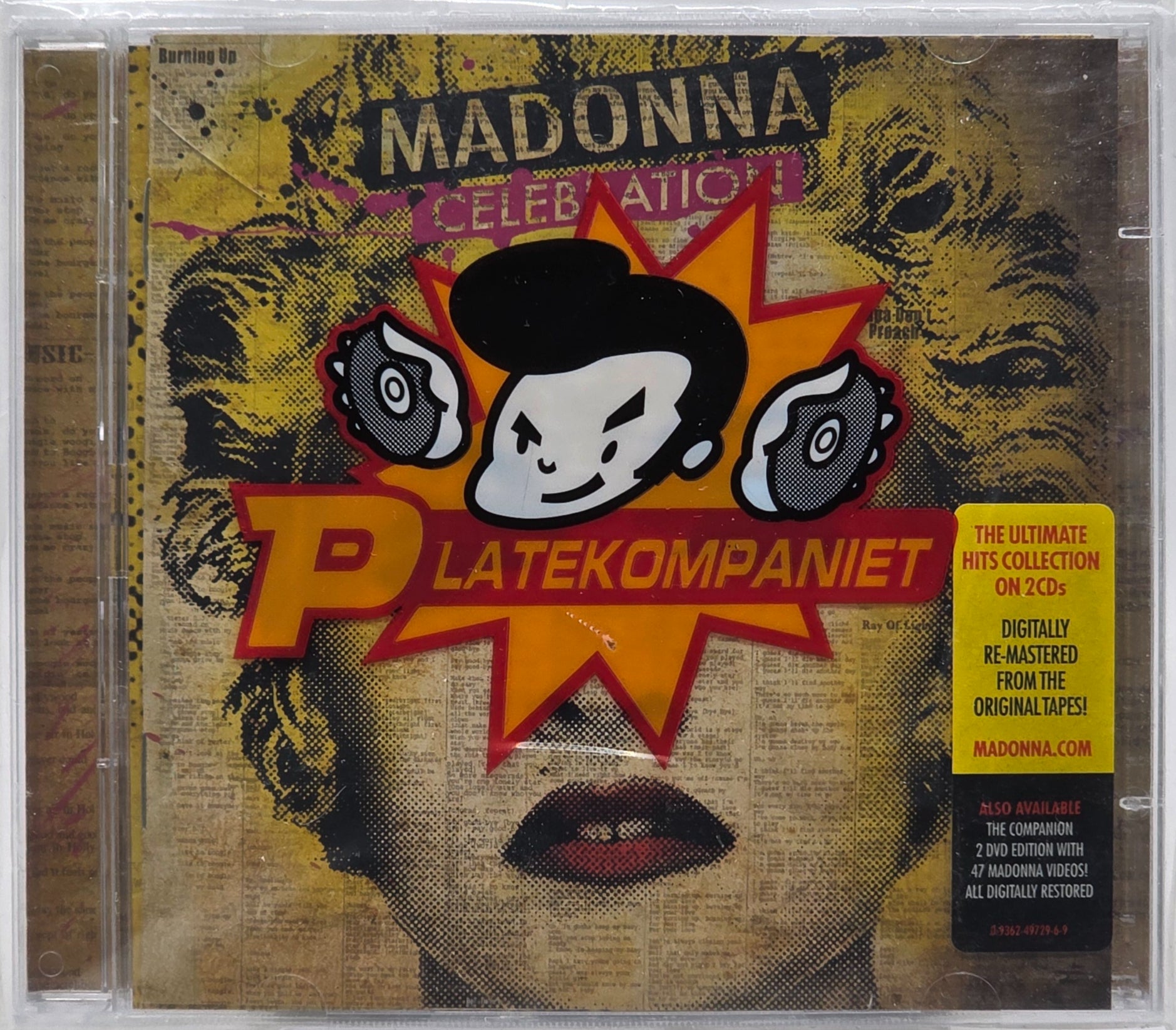 Madonna – Celebration. 2009. CD i sleeve - ny i plast!