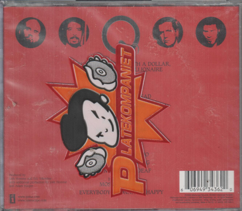 Queens of the Stone Age – Songs For The Deaf. 2002. CD i sleeve - ny i plast!