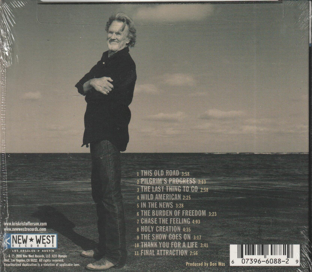 Kris Kristofferson – This Old Road. 2006. CD i sleeve - ny i plast!