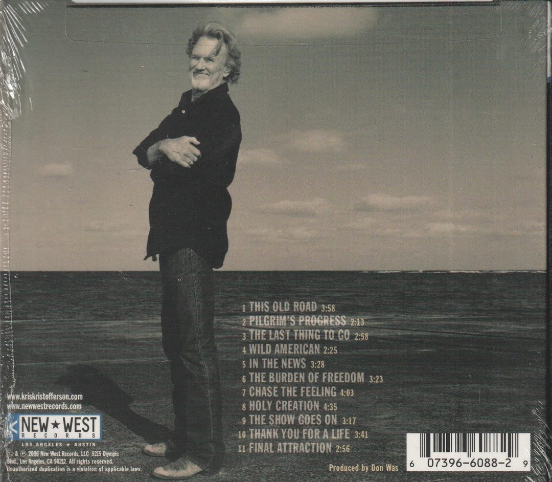 Kris Kristofferson – This Old Road. 2006. CD i sleeve - ny i plast!