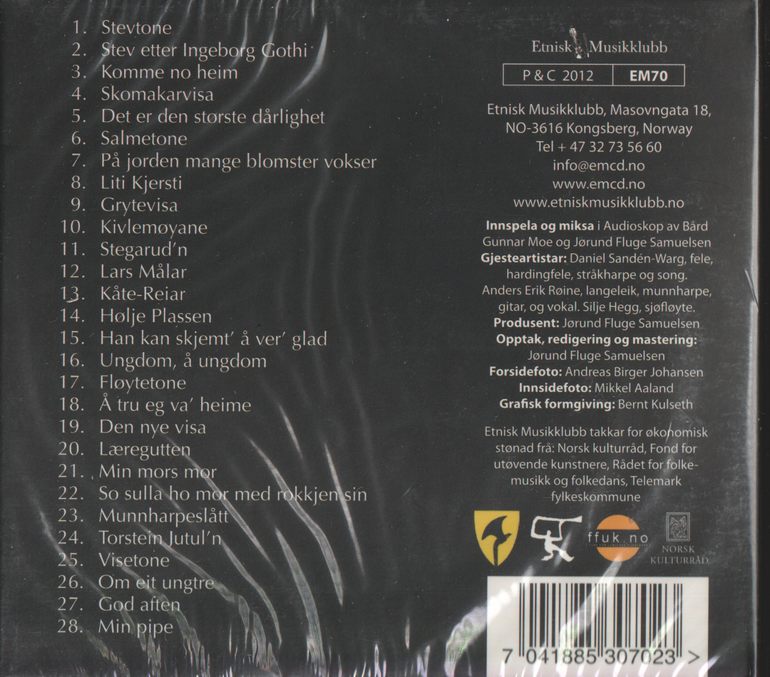 Jon Anders Halvorsen – Komme no heim. 2007. CD i sleeve - ny i plast!