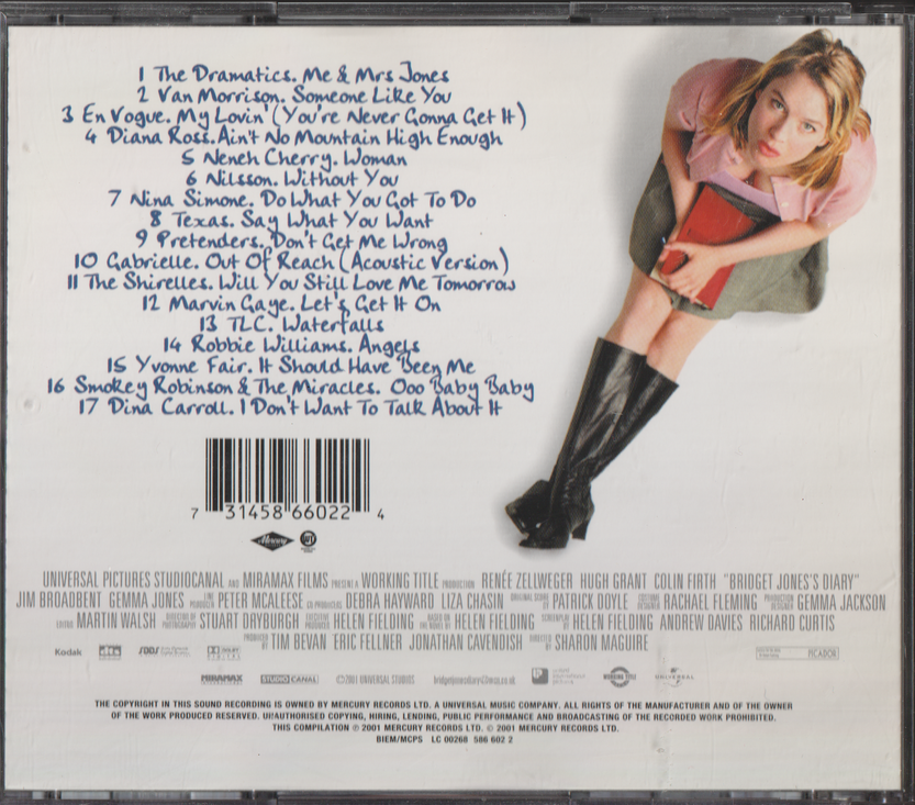 Various Artists - Bridget Jones's Diary 2 (More Music From The Motion Picture). 2004. . CD.