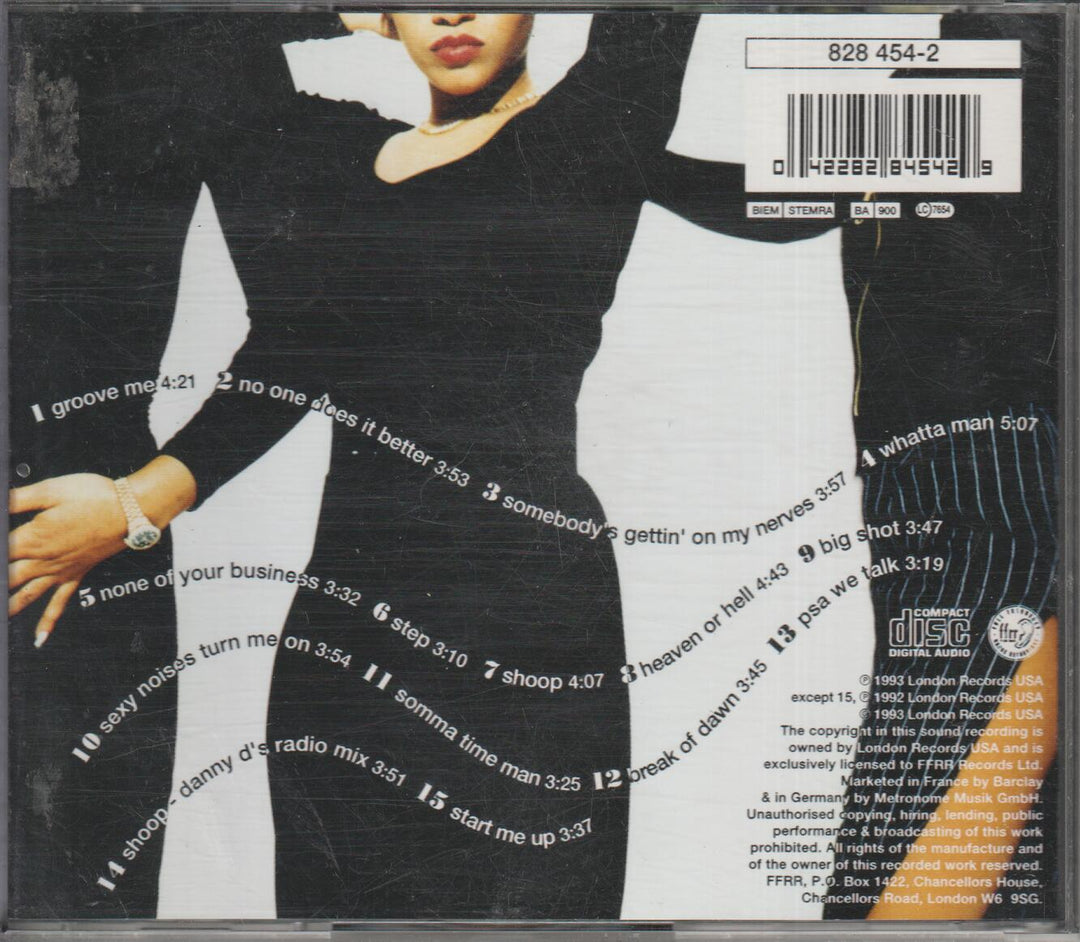 Salt 'N' Pepa - Very Necessary. 1993. . CD.