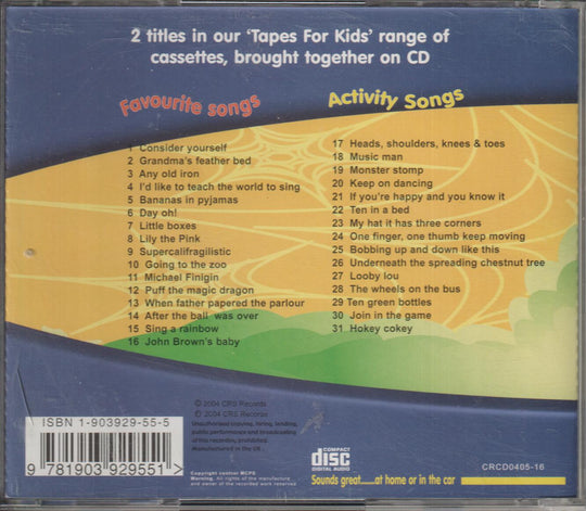 Various Artists - Favourite Songs: Activity Songs (CD Edition). 2001. . CD.