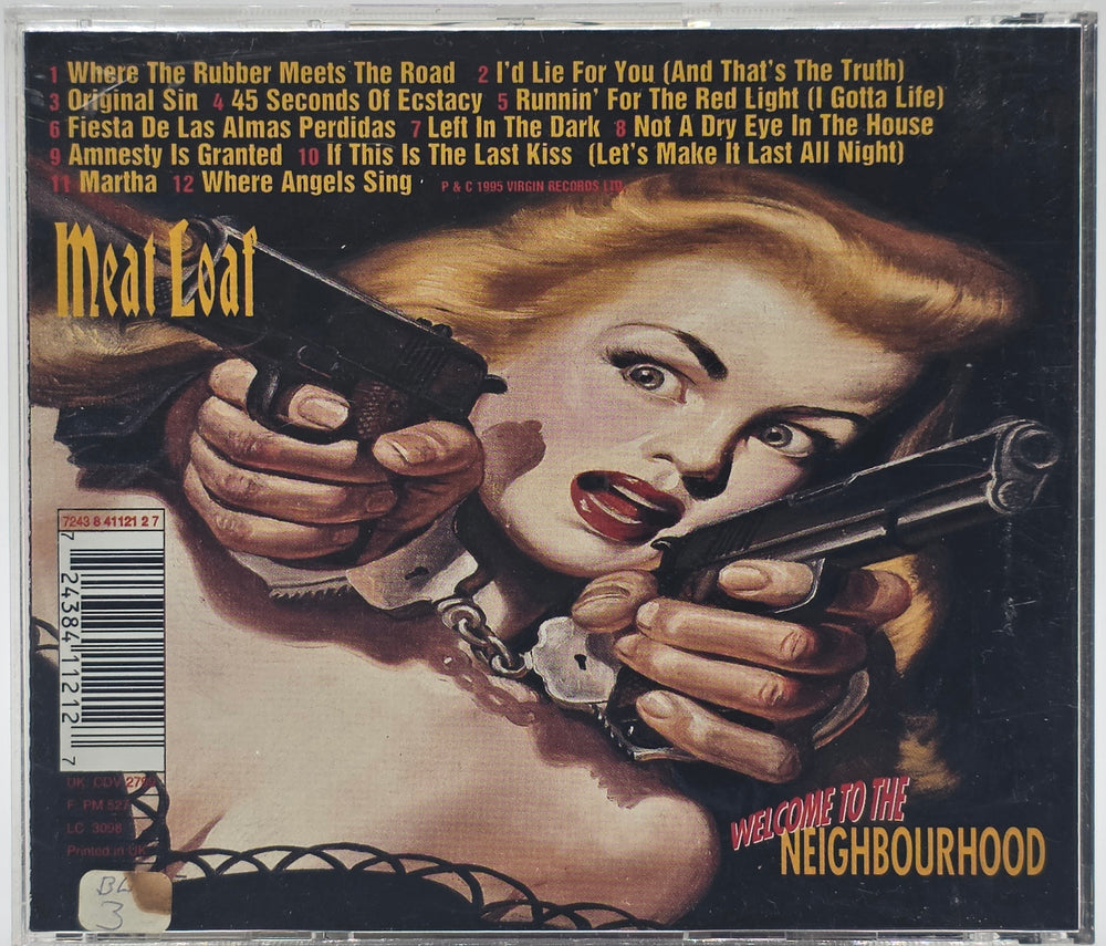 Meat Loaf – Welcome to the Neighbourhood. 1995. CD.