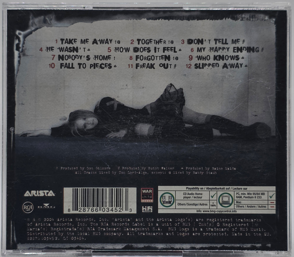 Avril Lavigne – Under My Skin. 2004. CD.