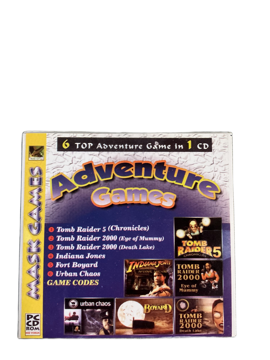 Diverse - 6 Top Adventure Game in 1 CD (2000). CD.