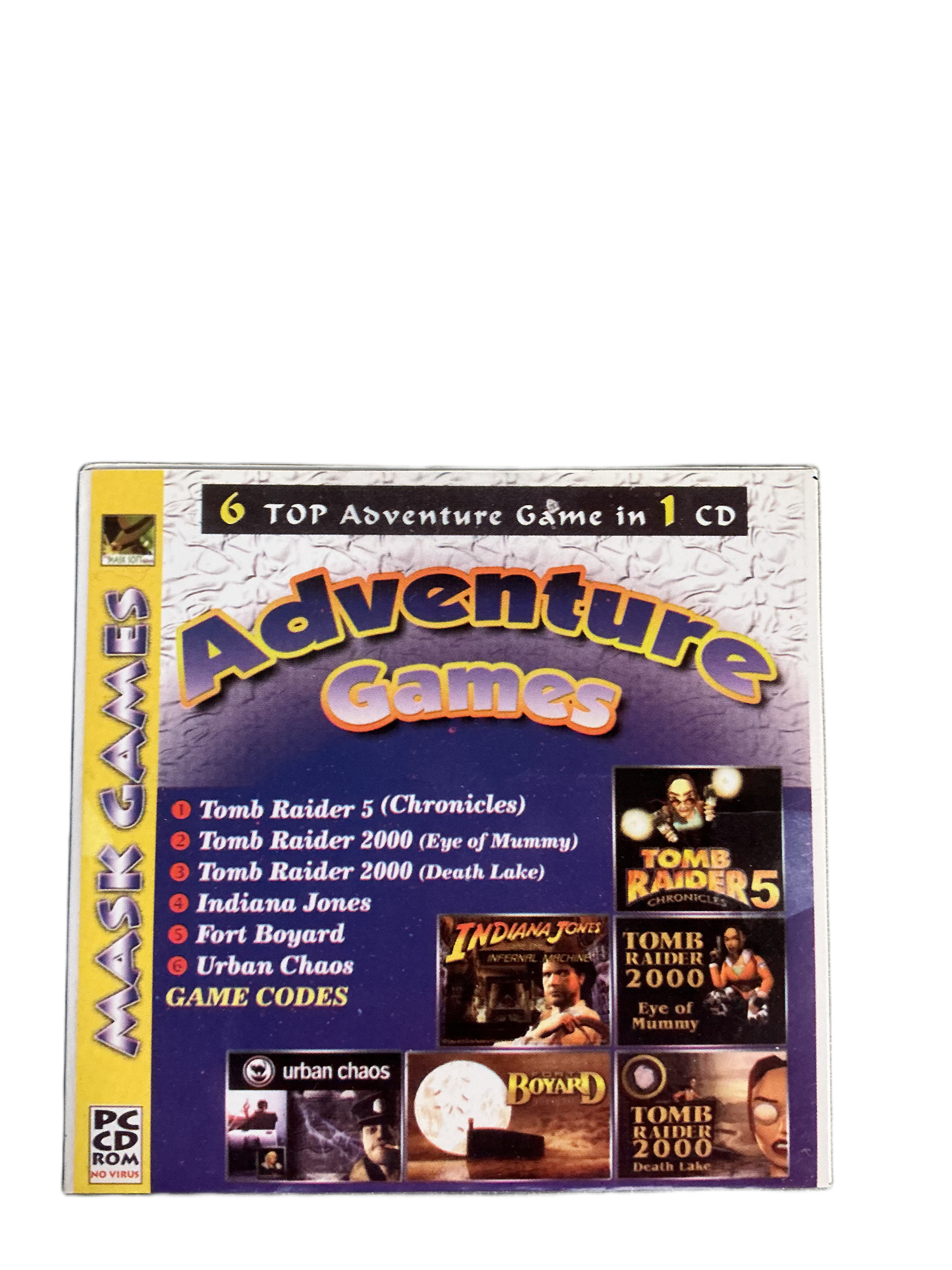 Diverse - 6 Top Adventure Game in 1 CD (2000). CD.