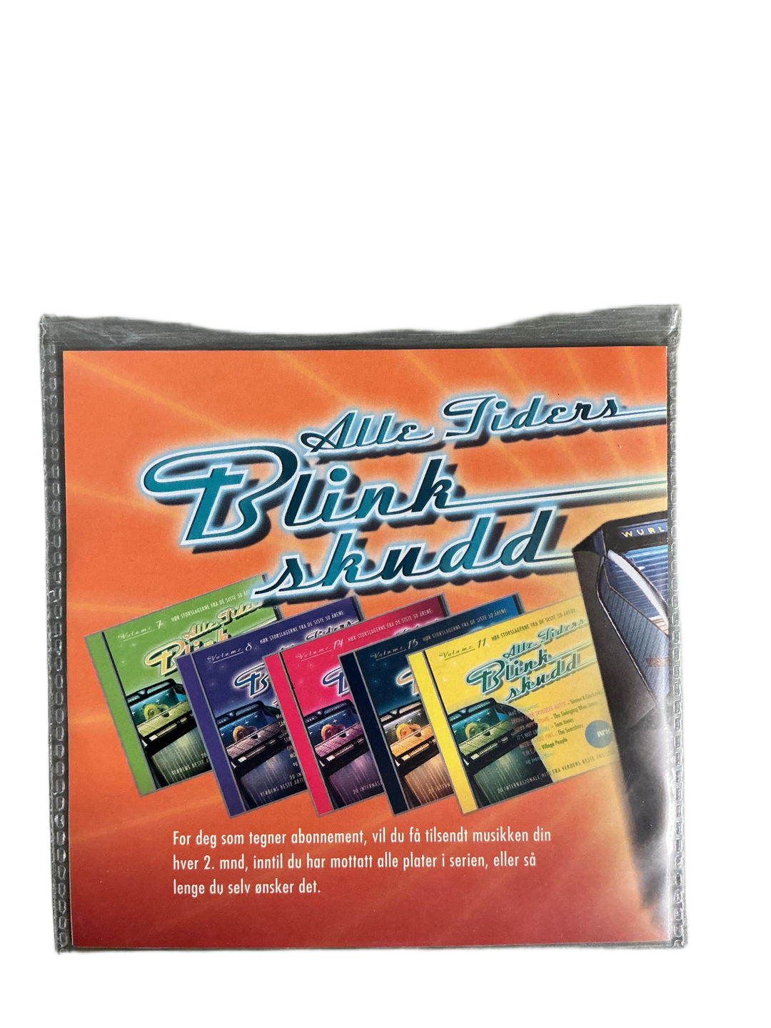 Diverse Artister - Alle Tiders Blinkskudd (Informasjonsomslag) (2000). CD.
