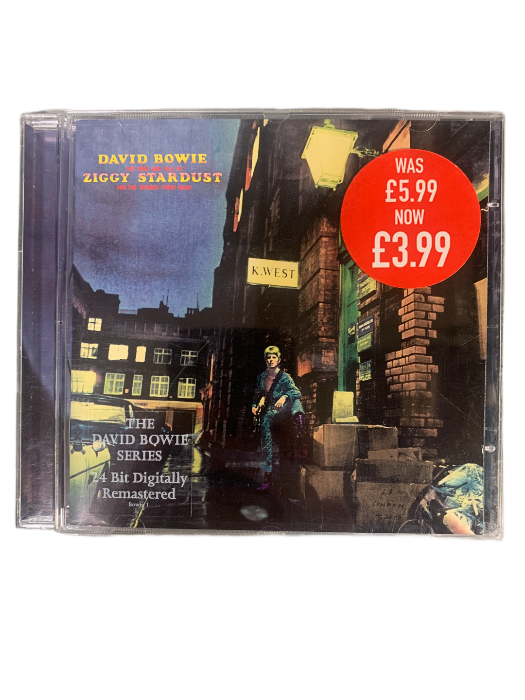 David Bowie - The Rise and Fall of Ziggy Stardust and the Spiders from Mars (24 Bit Digitally Remastered) (1972/1999). CD.
