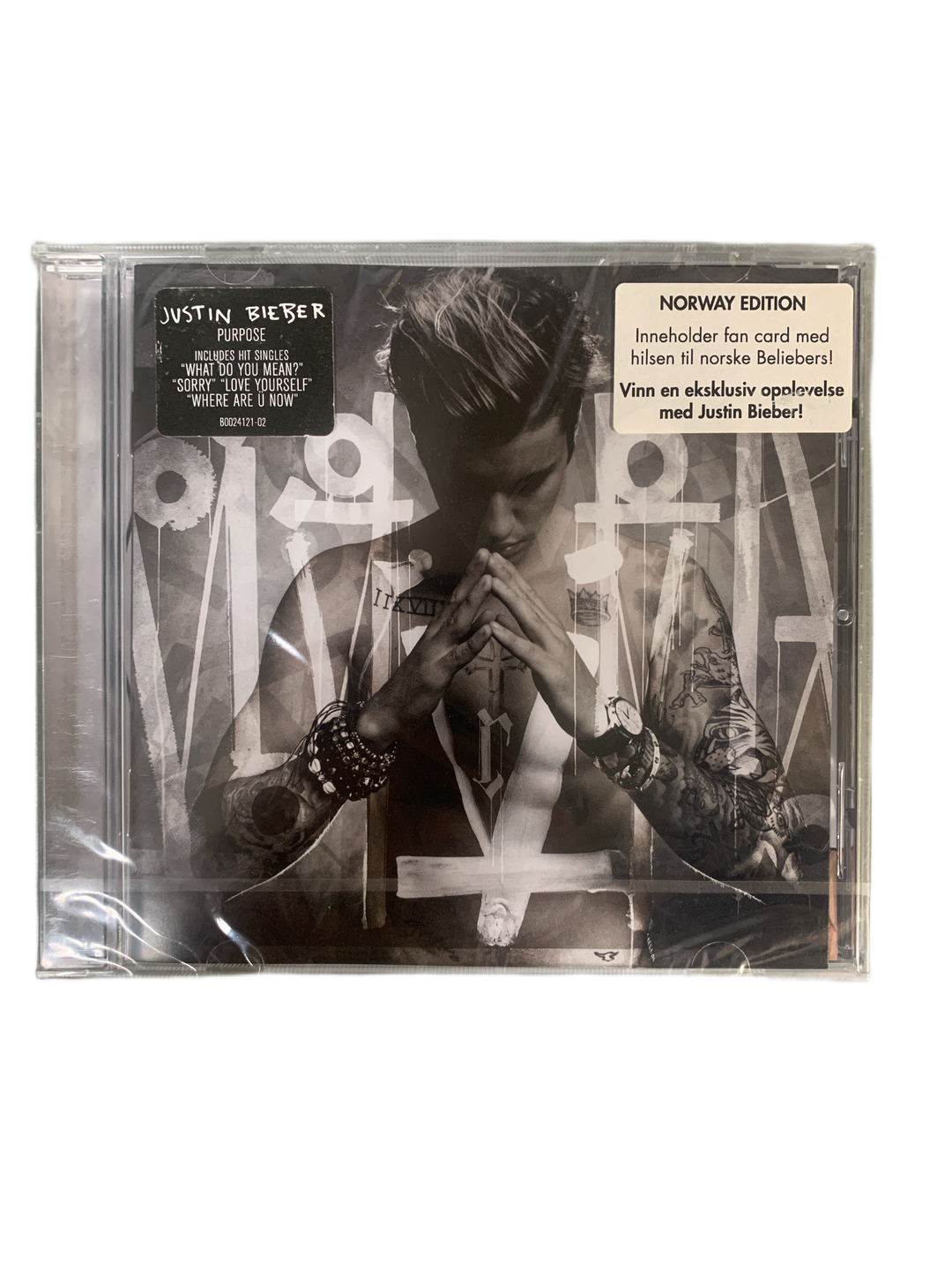 Justin Bieber - Purpose (Norway Edition) (2015). CD.