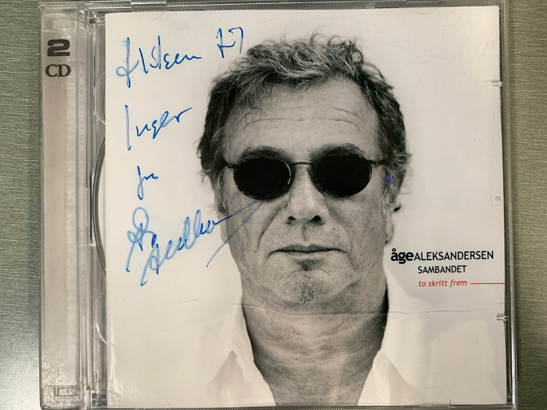 Åge Aleksandersen & Sambandet – To skritt frem (2005). CD. Signert!