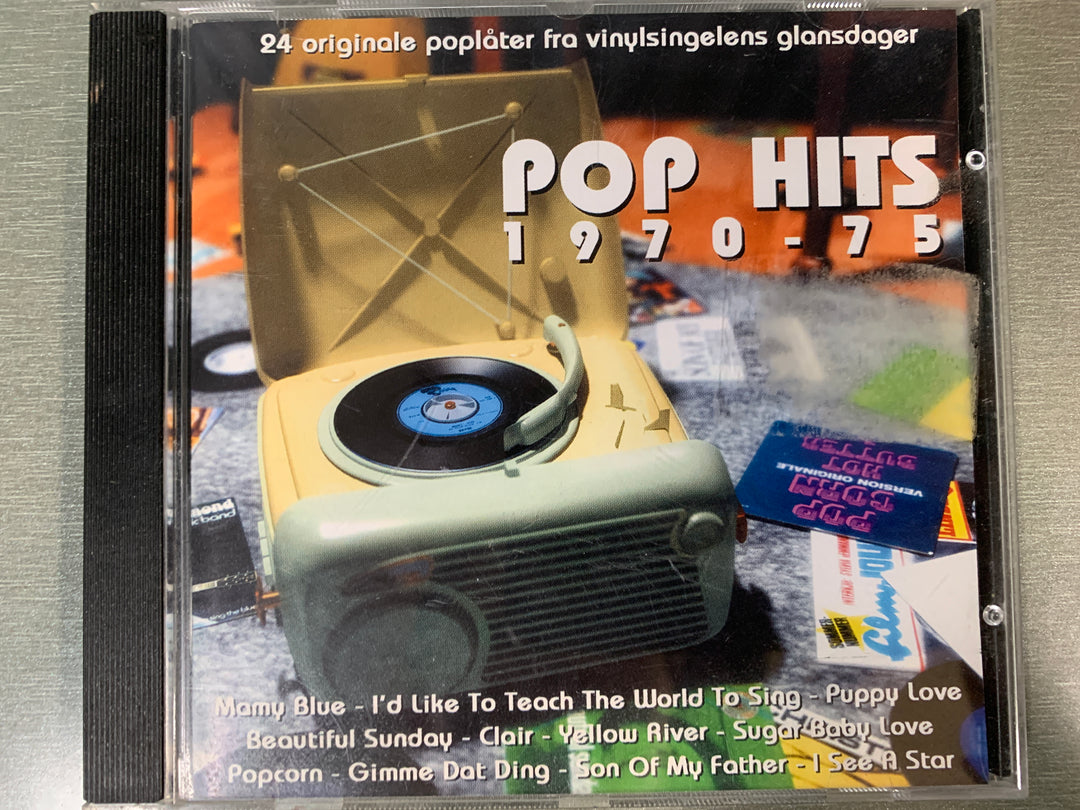 Diverse Artister – Pop Hits 1970-75: 24 originale poplåter fra vinylsingelens glansdager (2001). CD.