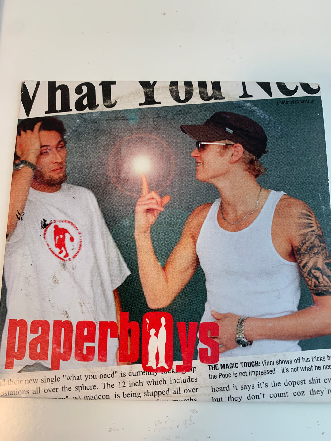 Paperboys – What You Need. 2002. CD-singel.